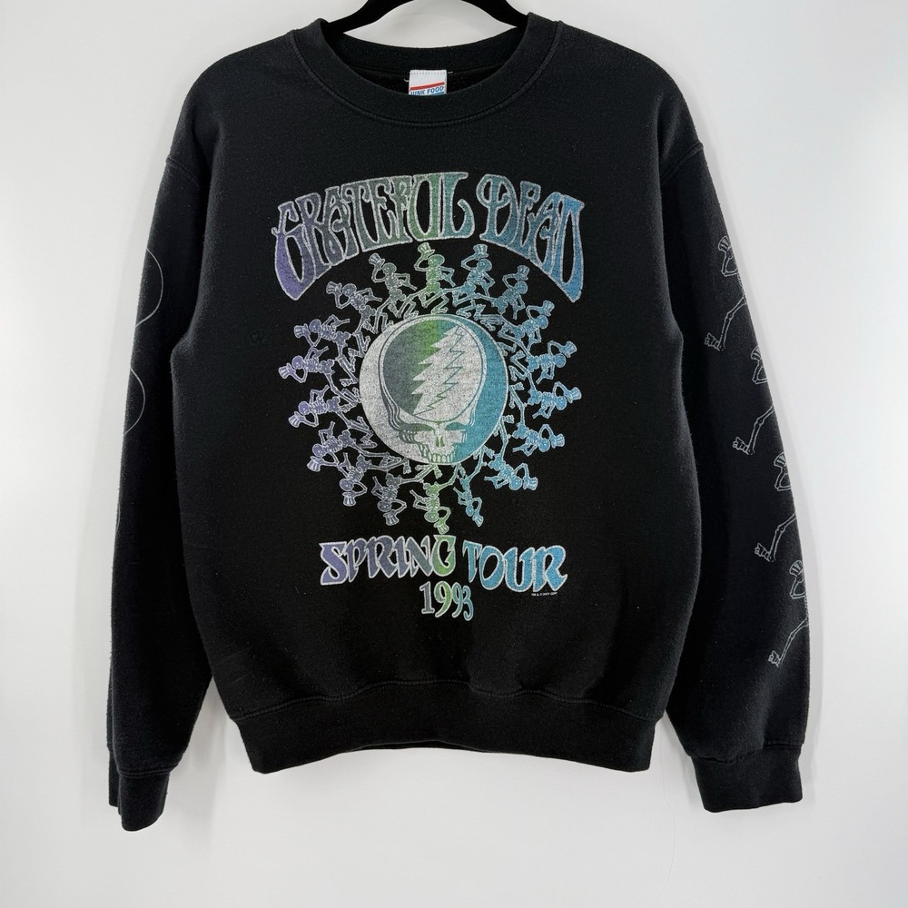 Mens Grateful Dead Spring Tour Crewneck Size XSmall Junk Food Tees